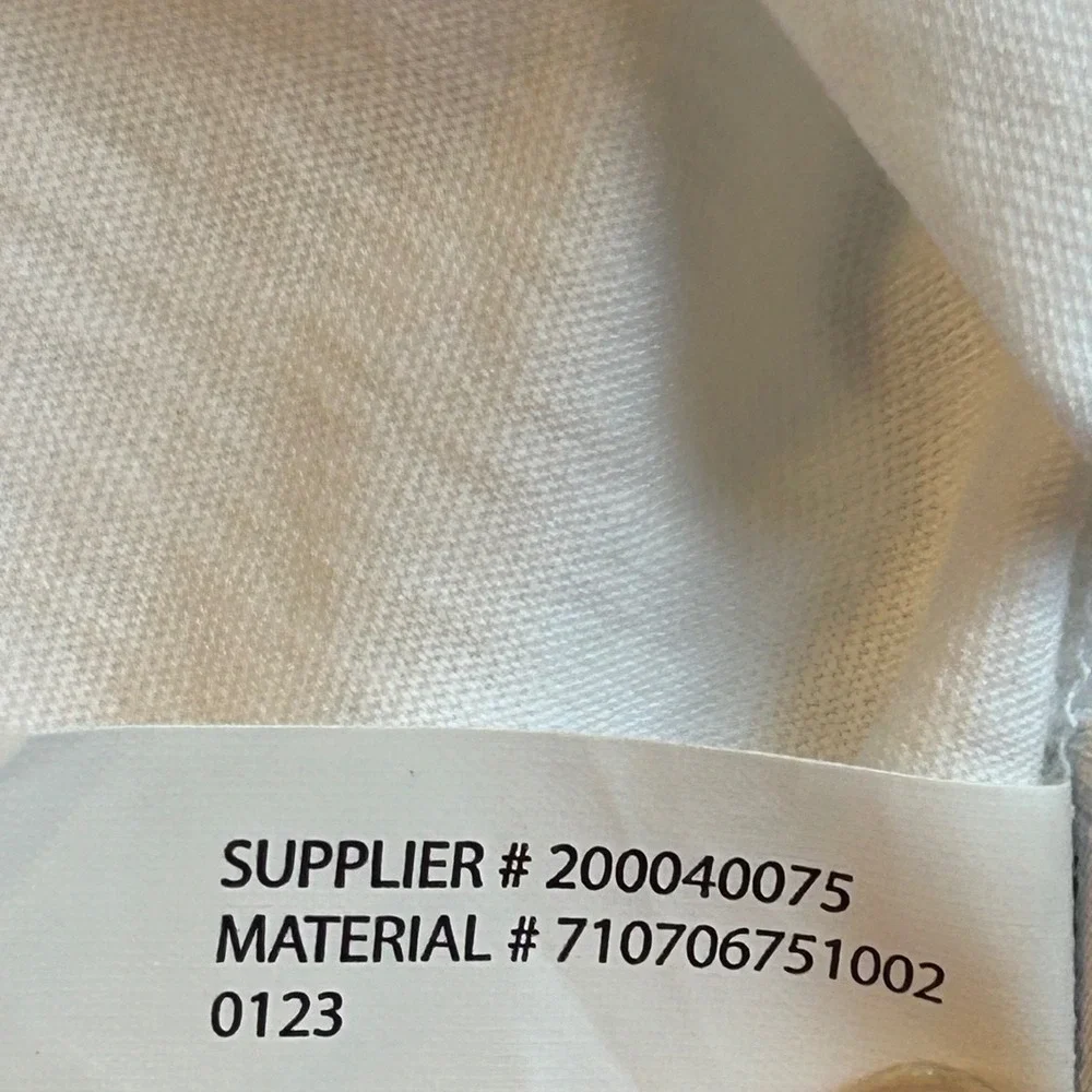 Polo Ralph Lauren Mens White V-Neck T-Shirt Classic Fit Cotton Large NWT